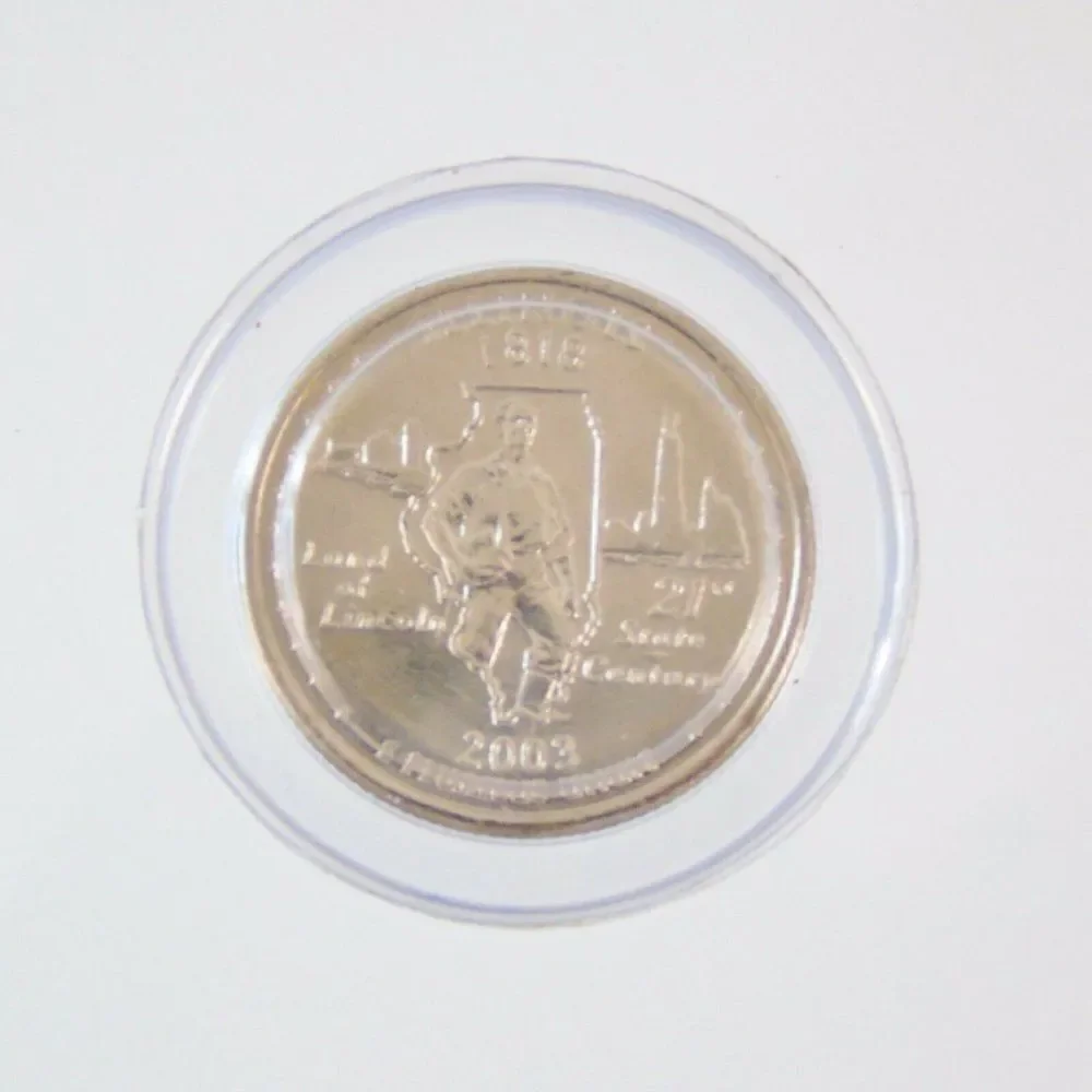 Baseball Colorized State Quarters